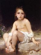 Adolphe William Bouguereau Child at Bath oil painting on canvas